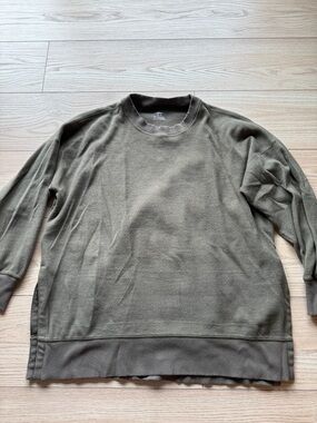 aerie Olive Green Women's Crewneck Pullover Tunic